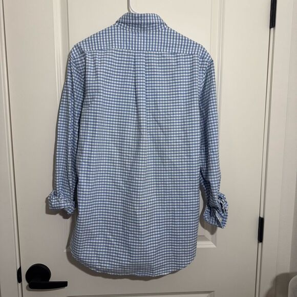 Ralph Lauren 100% Cotton Micro Plaid Button Up Shirt - Picture 2 of 5
